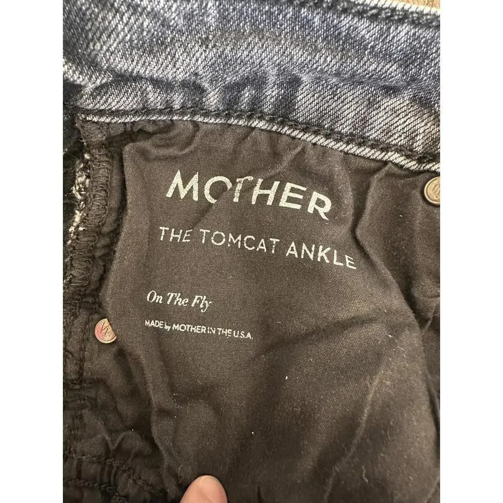 MOTHER Superior The Tomcat Ankle Jeans in On the Fly Distressed Women’s size 25 - Picture 6 of 12